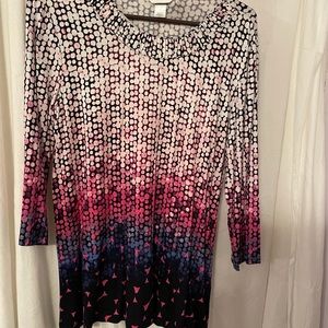 Christopher & Banks three quarter sleeve top